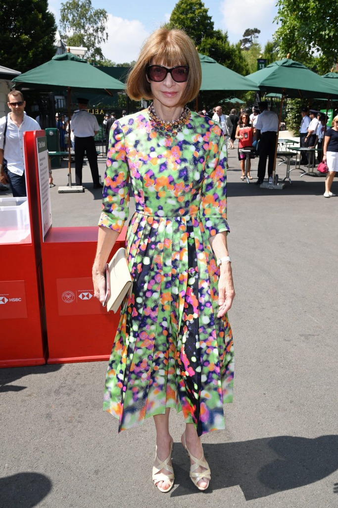 Anna Wintour Wimbledon 2018 Best Dressed: Anna Wintour