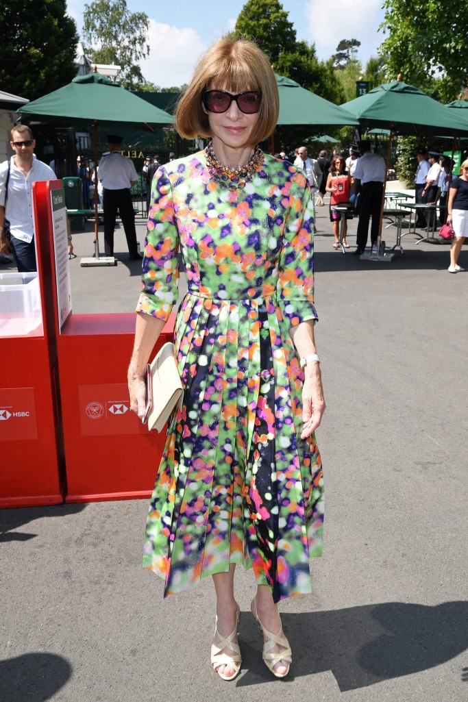 Wimbledon 2018 Best Dressed: Anna Wintour 