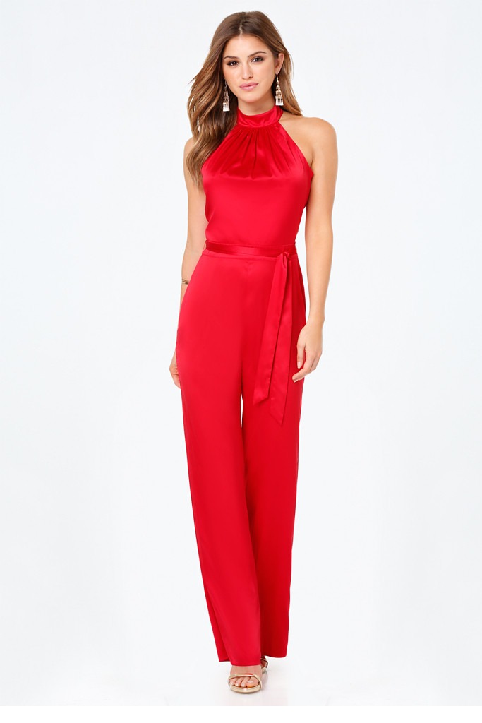 Bebe Arabia - Keyhole Halter Jumpsuit Bebe Arabia - Keyhole Halter Jumpsuit