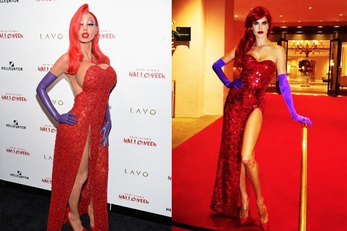Celebrity Jessica Rabbit Halloween costumes Celebrity Jessica Rabbit Halloween costumes