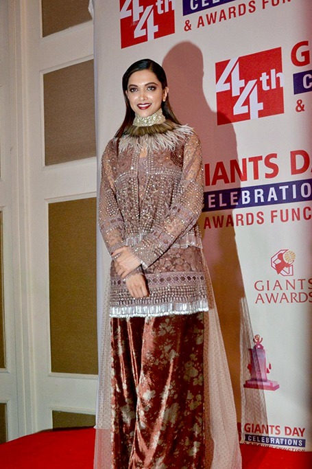 Deepika Padukone at the Giants International Awards in 2016 Deepika Padukone at the Giants International Awards in 2016