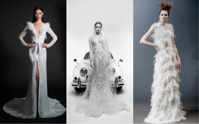 Spring 2019 Bridal Collections Spring 2019 Bridal Collections Feathers