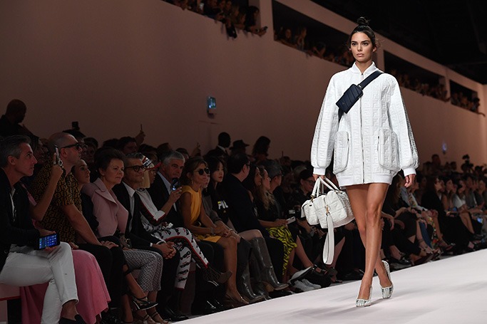 Kendall Jenner for Fendi, MFW Kendall Jenner for Fendi, MFW