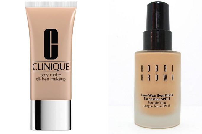 Clinique's Clinique Stay-Matte Oil-Free Makeup and for dry skin, we recommend Bobbi Brown's Long-Wear Even Finish Foundation. Clinique's Clinique Stay-Matte Oil-Free Makeup and for dry skin, we recommend Bobbi Brown's Long-Wear Even Finish Foundation.