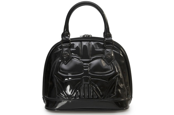 Loungefly x Star Wars Darth Vader Patent Mini Dome Bag Loungefly x Star Wars Darth Vader Patent Mini Dome Bag