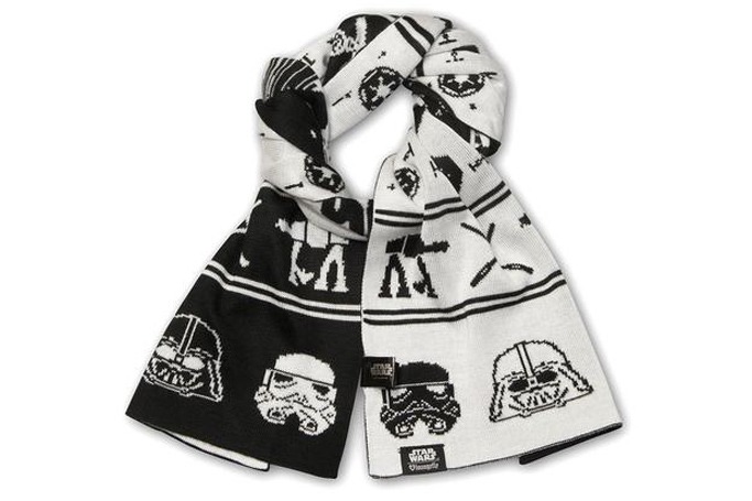 Loungefly x Star Wars Black & White Darth Vader/Stormtrooper Scarf Loungefly x Star Wars Black & White Darth Vader/Stormtrooper Scarf