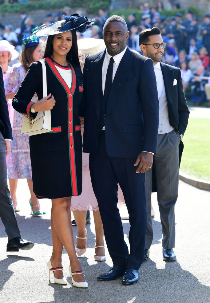 Guests at the Royal Wedding: Idris Elba and Sabrina Dhowre