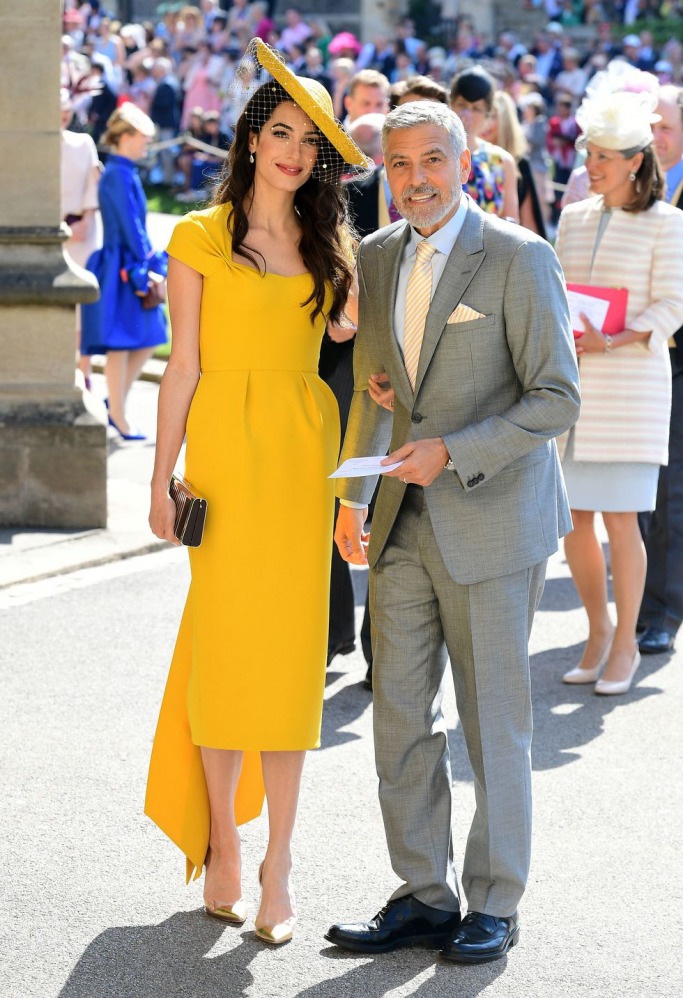 The Clooneys Guests at the Royal Wedding: The Clooneys