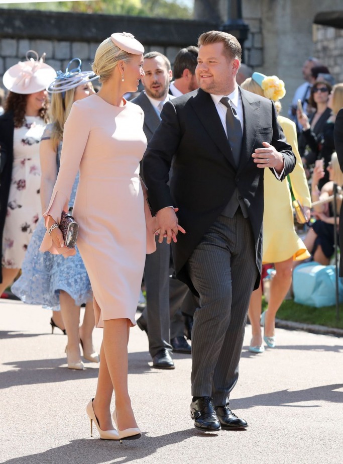 James Corden and Julia Carey Guests at the Royal Wedding: James Corden and Julia Carey