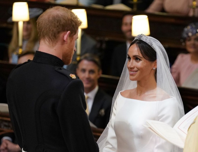 Meghan Markle's Givnechy Bridal Gown 