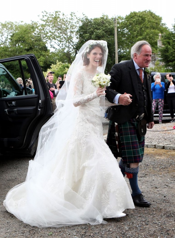 Rose Leslie Famous Brides in Elie Saab Wedding Dresses -Rose Leslie