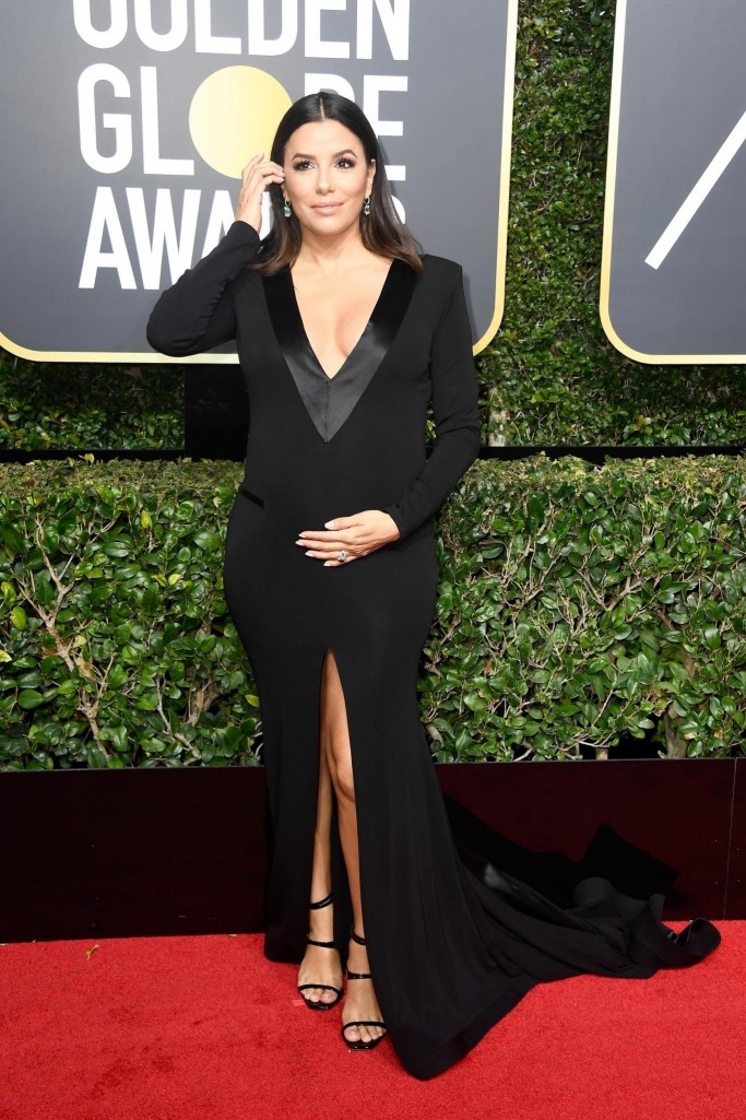 Eva Longoria in Genny Golden Globes dresses