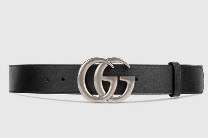Gucci - Leather Belt with Double G Buckle Gucci - Leather Belt with Double G Buckle
