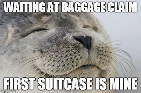 Waiting to see if your bag arrived Waiting to see if your bag arrived