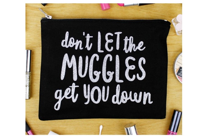 'Don't Let The Muggles Get You Down' Makeup Bag