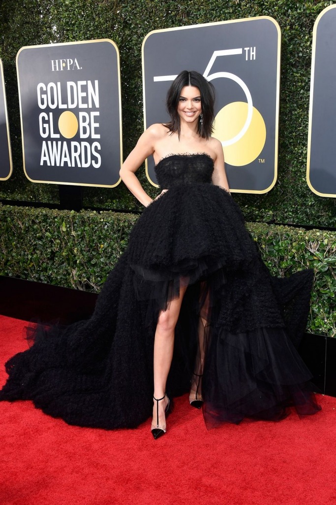 Kendall Jenner in Giambattista Valli Haute Couture Golden Globes dresses