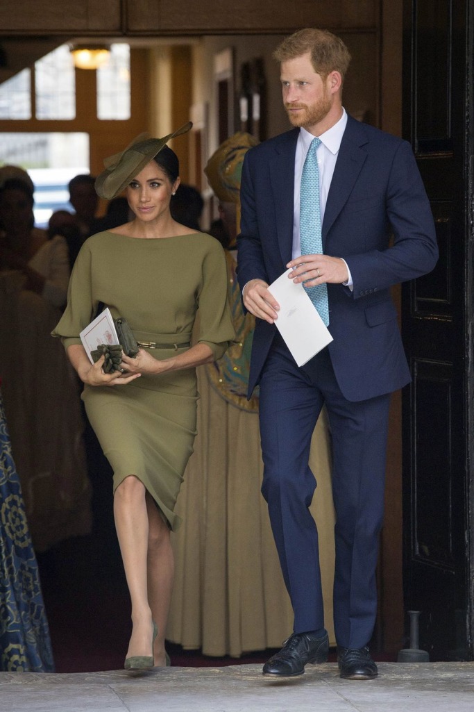 Meghan Markle at Prince Louis Christening 1