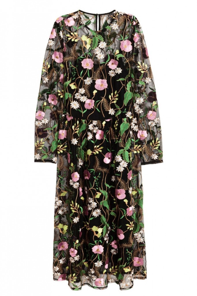 Erdem X H&M dress What do guests wear at a winter wedding?