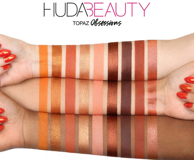 Huda Beauty Swatches 