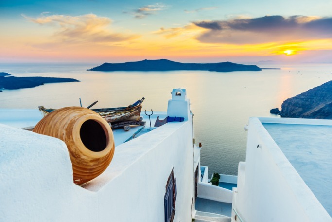 Santorini Prettiest Greek Islands Santorini