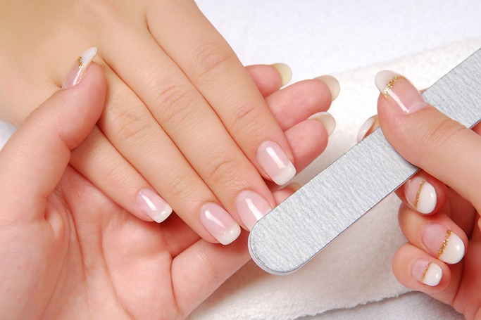 Buffing your nails Buffing your nails