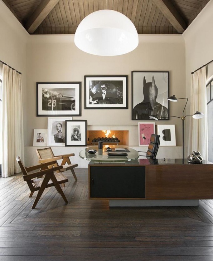 Inside Kourtney Kardashian's Weird Yet Wonderful Home Office
