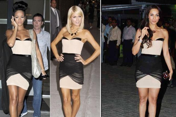 image credit: Pinterest rihanna paris hilton malaika arora