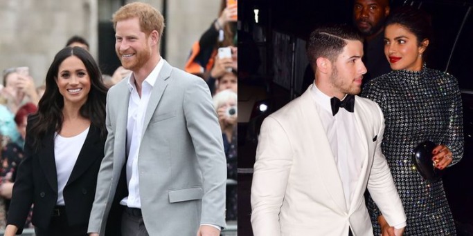 Meghan Markle and Prince Harry & Priyanka Chopra and Nick Jonas Priyanka Chopra And Nick Jonas, Meghan Markle and Prince Harry