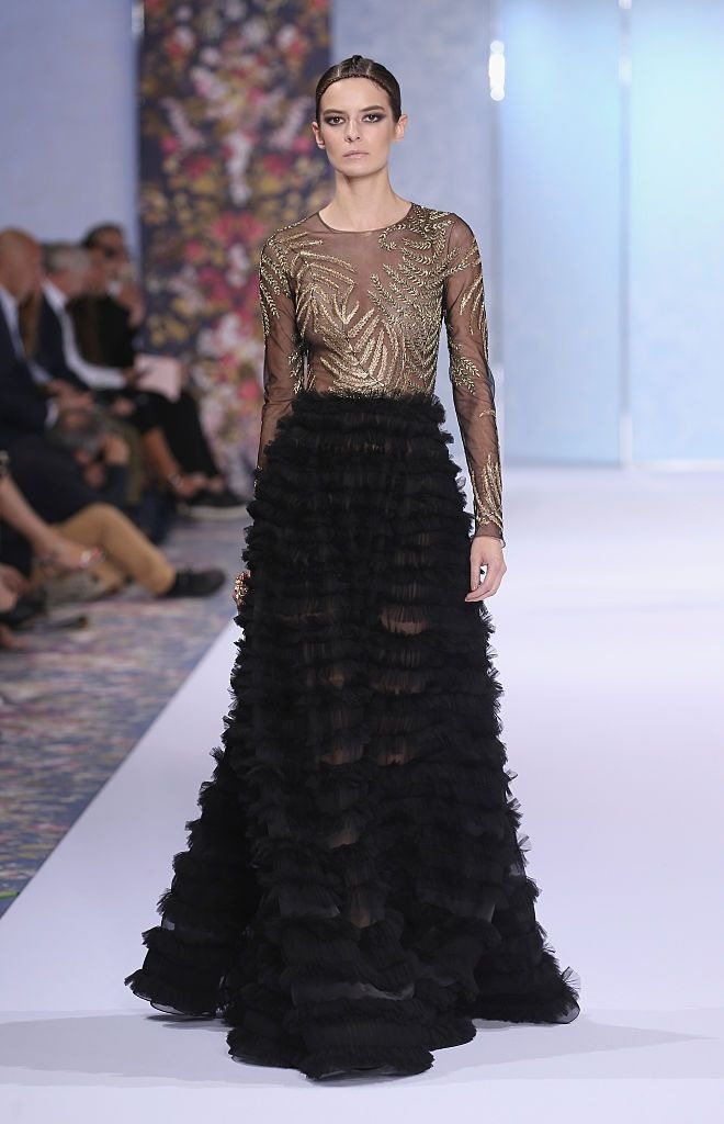 On the runway, the Ralph & Russo gown Meghan Markle Wore A £56,000 Dress