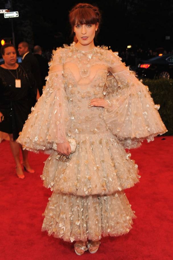 2012 Florence Welch wearing Alexander McQueen 2012 Florence Welch wearing Alexander McQueen