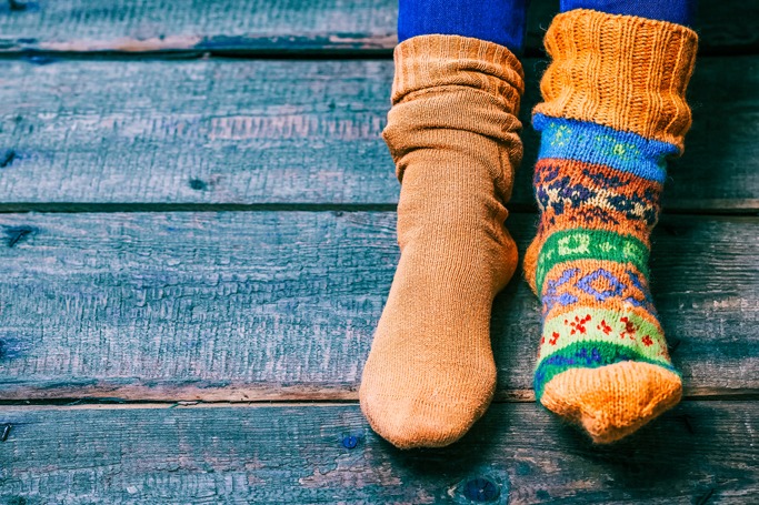 Mismatched socks Mismatched socks