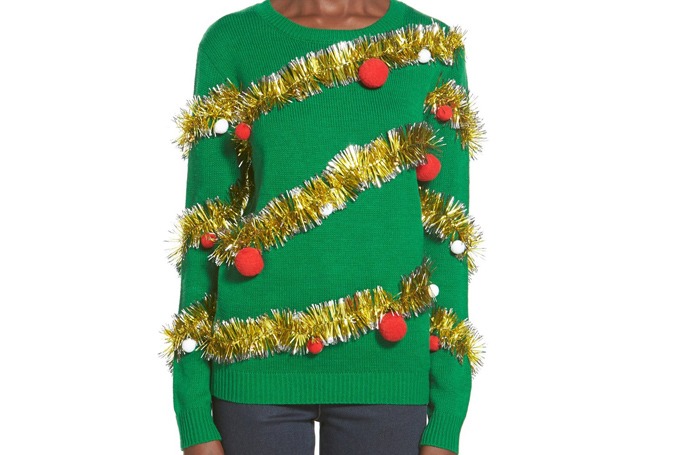 Ten Sixty Sherman - Tinsel Ball Christmas Sweater Ten Sixty Sherman - Tinsel Ball Christmas Sweater