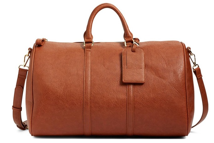 Sole Society - 'Cassidy' Faux Leather Duffel Bag Sole Society - 'Cassidy' Faux Leather Duffel Bag