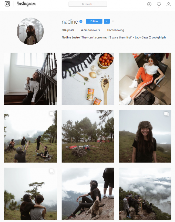 Nadine Lustre - Pinoy on Instagram Nadine Lustre - Pinoy on Instagram