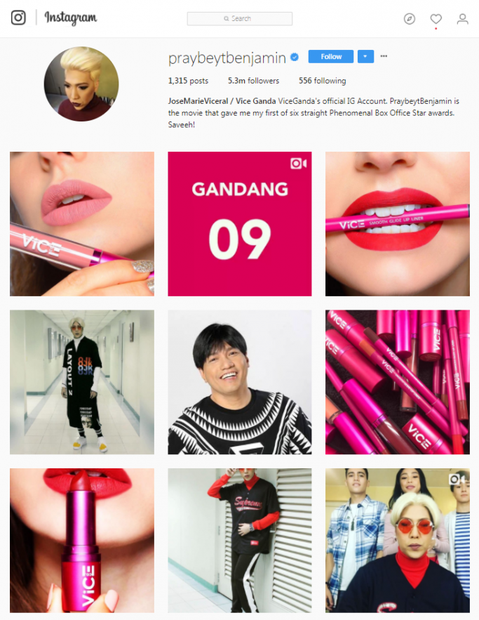 Vice Ganda - Pinoy on Instagram