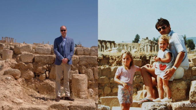 Prince William in Jordan 