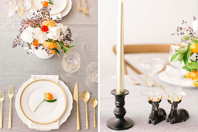 holiday dinner table setting holiday dinner table setting