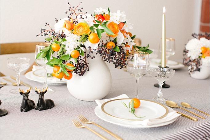 holiday dinner table setting holiday dinner table setting