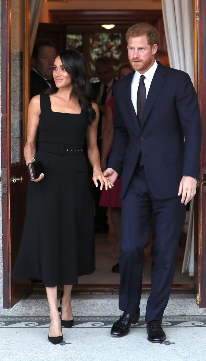 Meghan Markle in Emilia Wickstead LBD Meghan Markle in Emilia Wickstead LBD