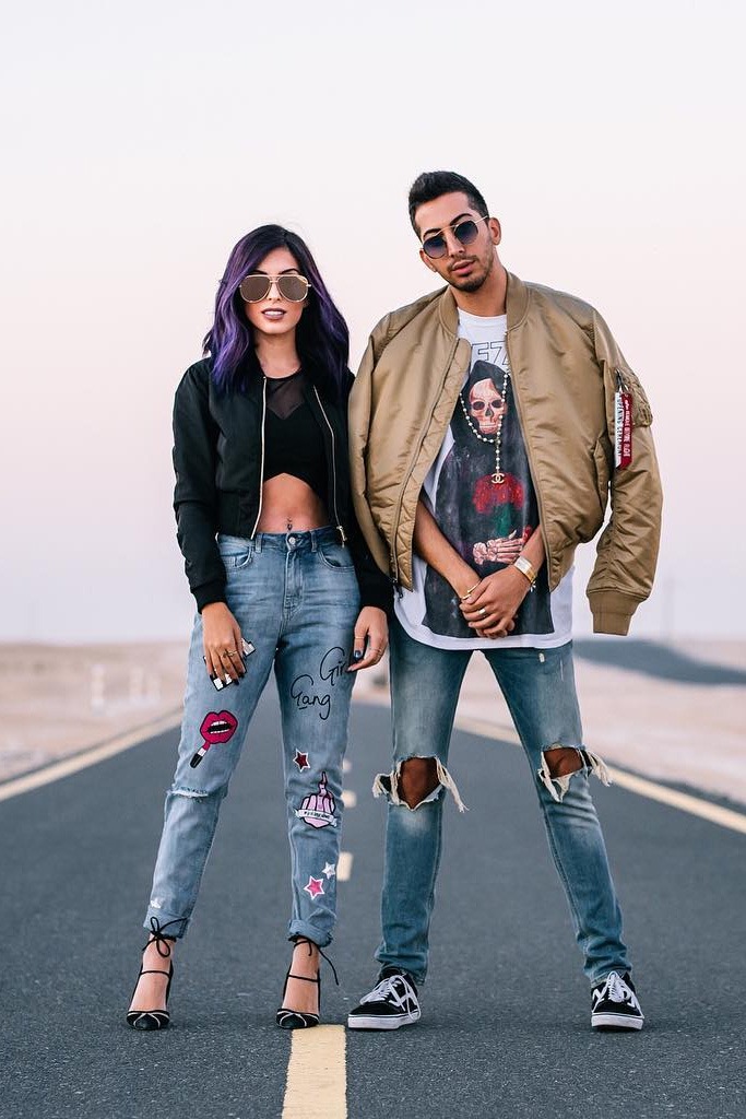 Tala Samman (@myfashdiary) and Mahmoud Sidani (@mrmoudz) Tala Samman (@myfashdiary) and Mahmoud Sidani (@mrmoudz)