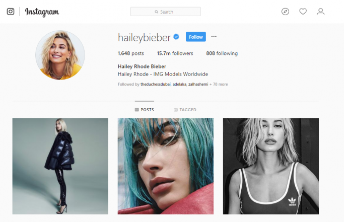 Hailey Bieber Instagram Hailey Bieber Instagram