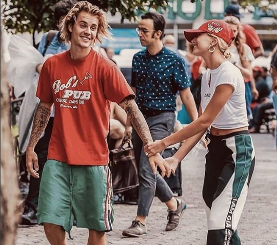 Hailey and Justin Bieber Hailey and Justin Bieber