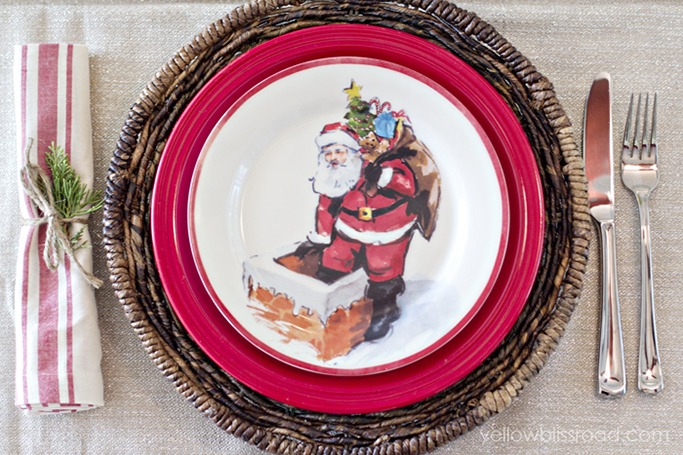 holiday dinner table setting holiday dinner table setting