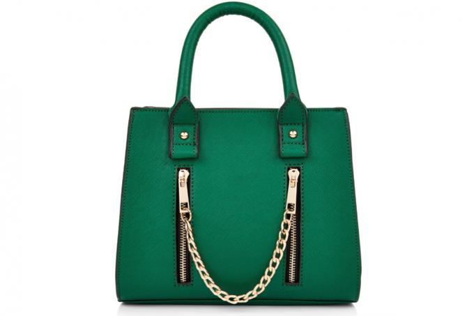 new look green handbag