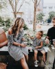 mother-daughter matching outfits