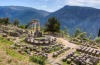 The ancient ruins of Delphi, a UNESCO World Heritage site 