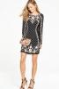 V by Very - Embellished Criss Cross Floral Dress