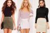 Missguided faux suede wrap mini skirt khaki/double tie skort shorts grey/nude frayed pocket mini skirt (image credit: missguided.com)