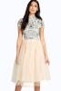 Boohoo Boutique - Boutique Ely Embellished Top Tutu Skirt Skater Dress 