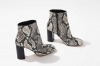Snake Print boots